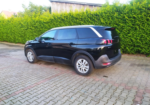 Peugeot 5008 cena 57900 przebieg: 186000, rok produkcji 2018 z Siemiatycze małe 254